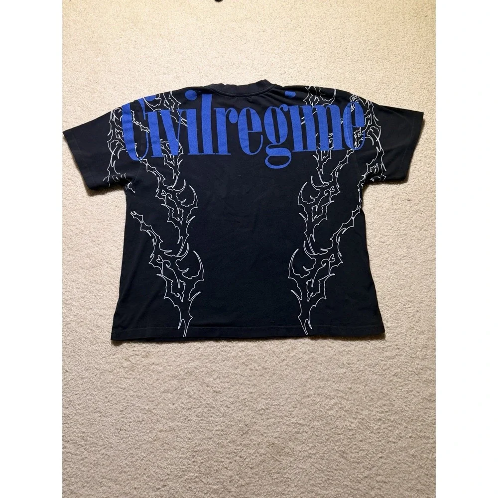 Civil Regime x Jujutsu Kaisen Gojo Shibuya Incident T Shirt 2XL XXL Anime